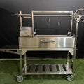 Santa Maria Grill for Open Fire Stainless Steel 4 Grilling Surfaces with Firebox Tagwood BBQ03SS - TAGWOOD BBQ