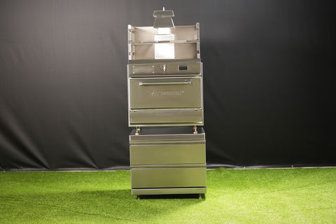 Argentine Charcoal Oven Fire Grill 2 Cooking Levels Stainless Steel Tagwood TAG01