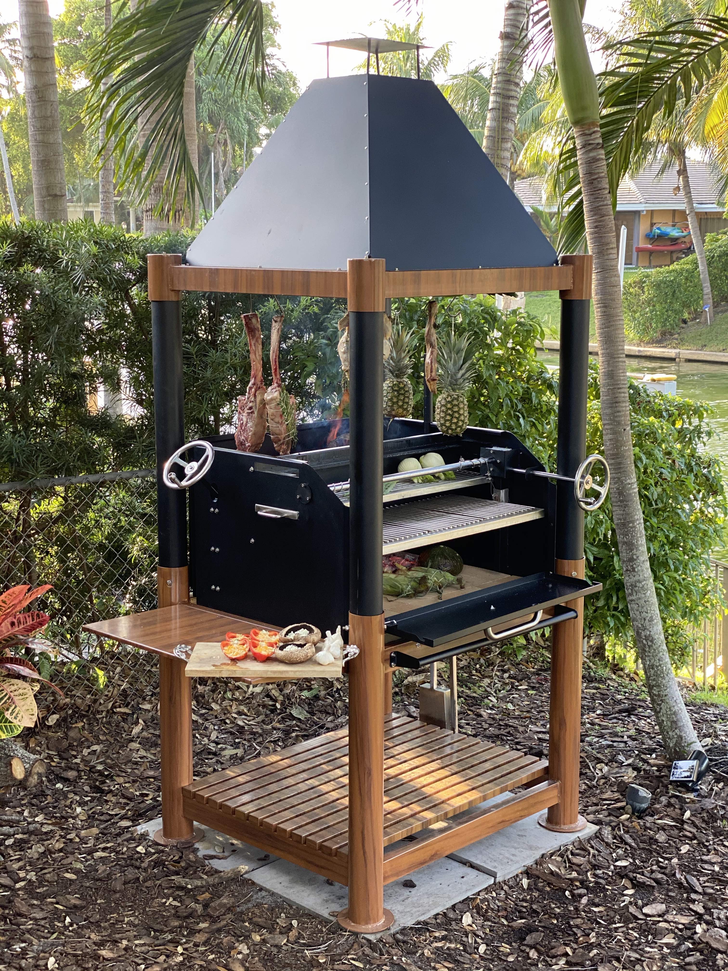 Argentine Charcoal Grill with Firebox Tagwood BBQ02SI – TAGWOOD BBQ