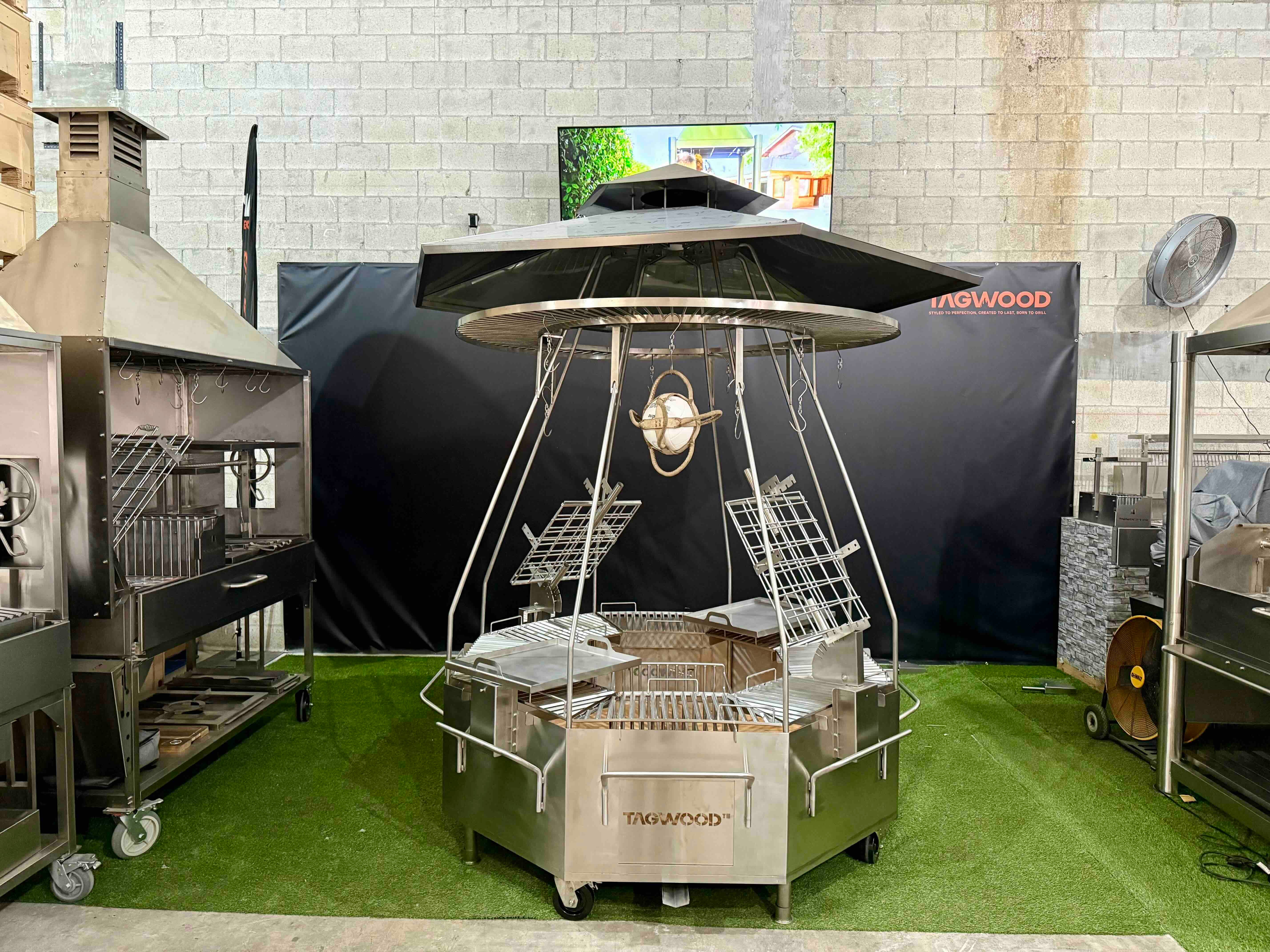 Tagwood BBQ Argentine Santa Maria Wood Fire & Charcoal THE TAGWOOD TOWER Grill | BBQ37SS - PRE-ORDER