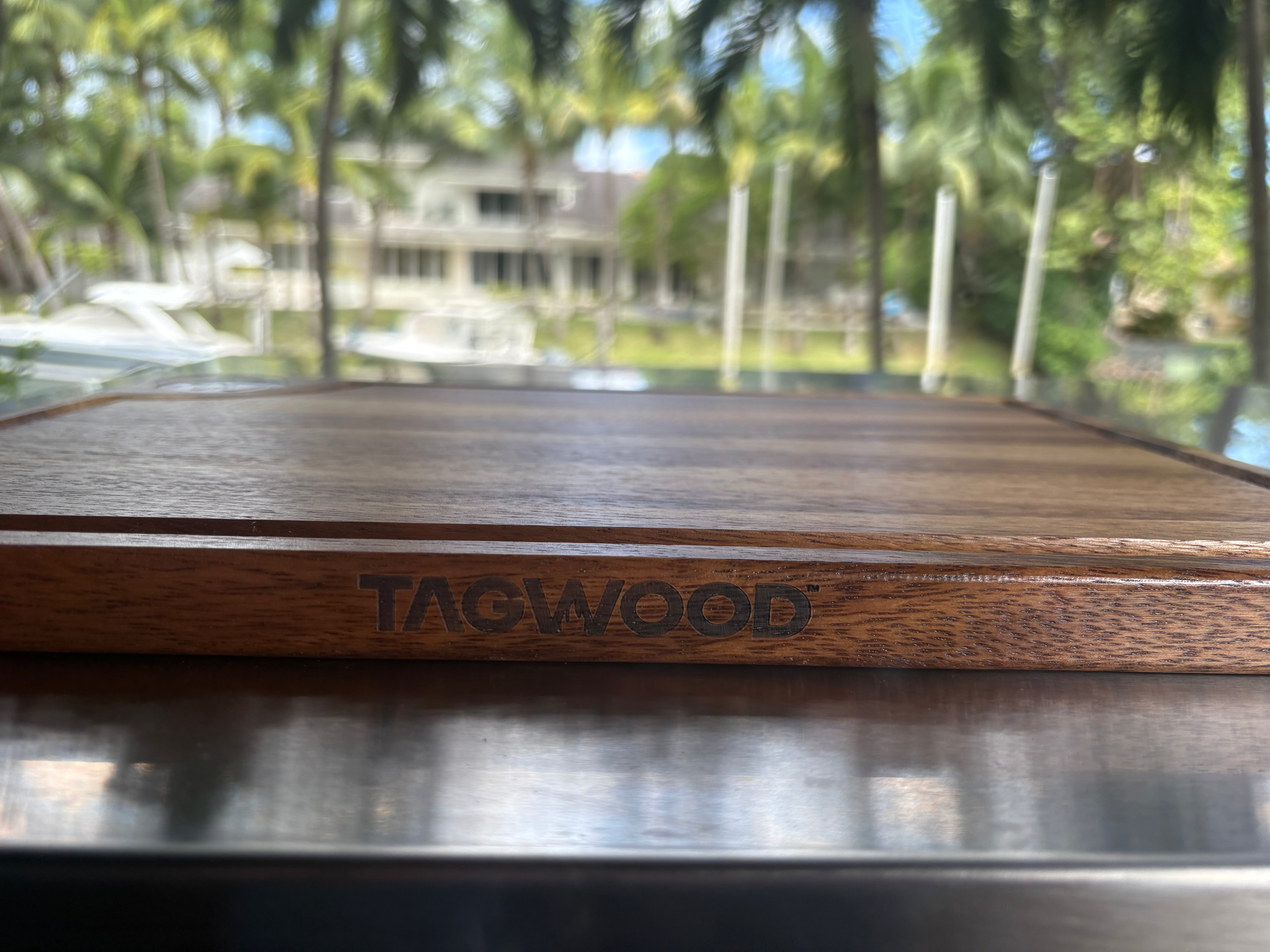 Tagwood BBQ Premium Walnut Cutting & Carving Board – Edge Grain | TAWO05