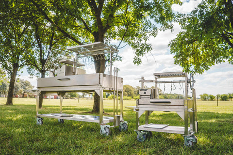 Tagwood BBQ Argentine Santa Maria Wood Fire & Charcoal Gaucho Grill | BBQ03SS MINI - - TAGWOOD BBQ