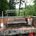 Tagwood BBQ Insert Style Argentine Santa Maria Wood Fire & Charcoal Gaucho Grill without firebricks | BBQ09SS -- - TAGWOOD BBQ