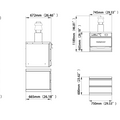 Charcoal Oven Fire Grill Measurements