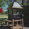 Argentine Charcoal Grill with Firebox
