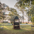 Argentine Charcoal Grill with Firebox