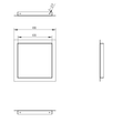 flange connection 1mm for smoke hoods