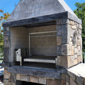 Tagwood BBQ Insert Style Argentine Santa Maria Wood Fire & Charcoal Gaucho Grill without firebricks | BBQ09SS -- - TAGWOOD BBQ STORES