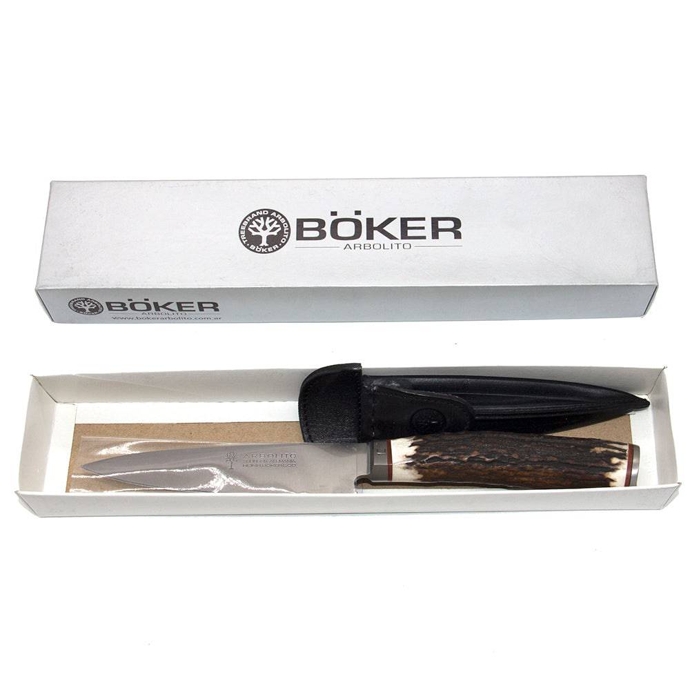 BOKER 9'' Carbon Steel Steak Knife | KF08 - TAGWOOD BBQ STORES