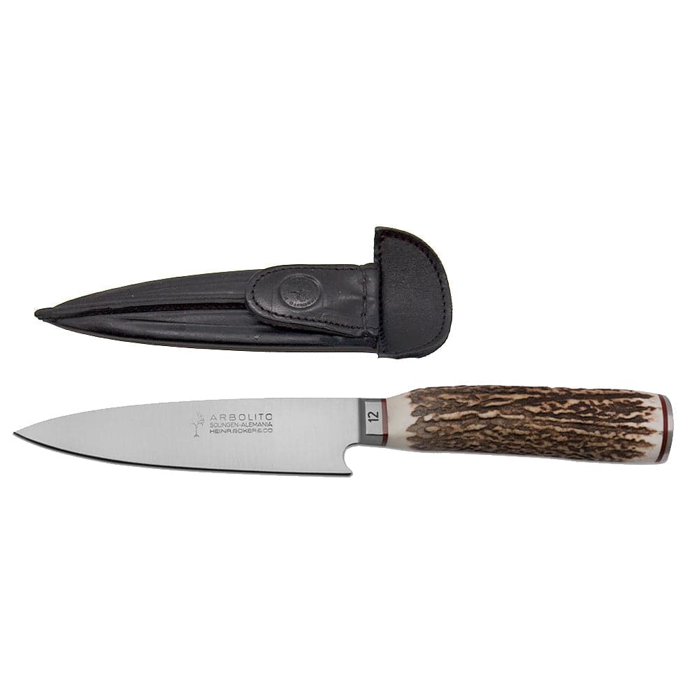 BOKER 9'' Carbon Steel Steak Knife | KF08 - TAGWOOD BBQ STORES