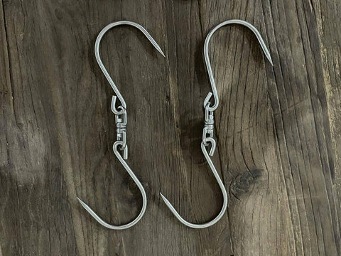 Tagwood BBQ Extended S shape meat hook (1 unit) | BBQ75SS -- - TAGWOOD BBQ STORES