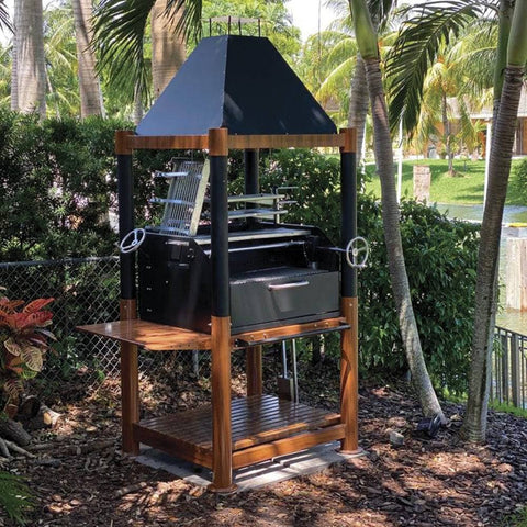 Argentine Grill | Charcoal BBQ | Steel & Stainless Steel | BBQ02SI - tagwoodbbq