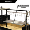 Freestanding Grill Interchangeable Griddle