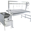 Tagwood BBQ Insert Style Argentine Santa Maria Wood Fire & Charcoal Gaucho Grill without firebricks | BBQ09SS -- - TAGWOOD BBQ STORES