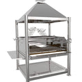 Tagwood BBQ XL Argentine Santa Maria Wood Fire & Charcoal Gaucho Grill all Stainless Steel | BBQ22SS - TAGWOOD BBQ STORES