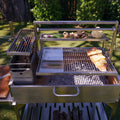 Tagwood BBQ XL Argentine Santa Maria Wood Fire & Charcoal Gaucho Grill | BBQ23SS -OPEN FIRE COOKING- - TAGWOOD BBQ STORES