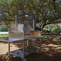 Tagwood BBQ XL Argentine Santa Maria Wood Fire & Charcoal Gaucho Grill | BBQ23SS -OPEN FIRE COOKING- - TAGWOOD BBQ STORES