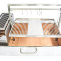 Built-In Wood Fire and Charcoal Grill