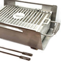 Tagwood BBQ Table Top Warming Brazier | Stainless steel and Acacia wood  | BBQ07SS-- - TAGWOOD BBQ STORES