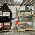 Tagwood BBQ XL Argentine Santa Maria Wood Fire & Charcoal Gaucho Grill all Stainless Steel | BBQ22SS - TAGWOOD BBQ STORES