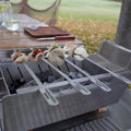 Tagwood BBQ Set of 2 Stainless steel skewers | BBQ89-- - TAGWOOD BBQ STORES