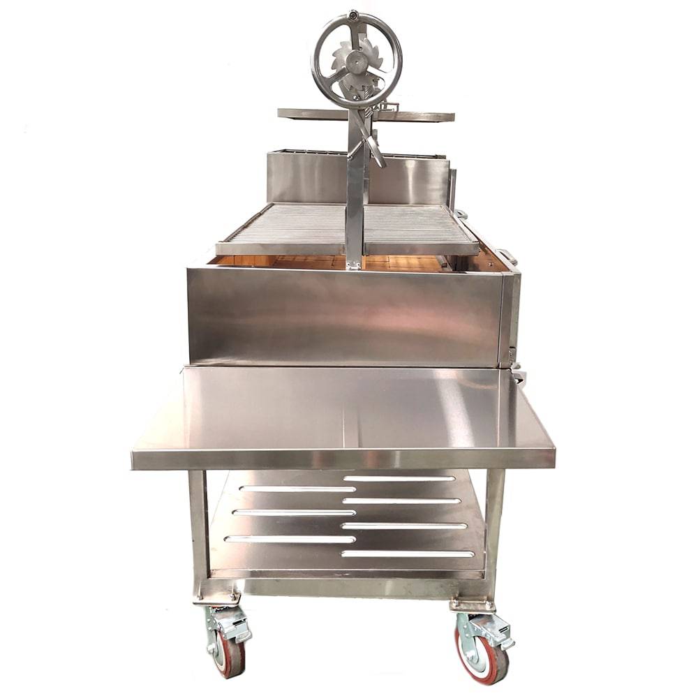 Tagwood BBQ Double Argentine Santa Maria Wood Fire & Charcoal Gaucho Grill | BBQ24SS - OPEN FIRE COOKING - - TAGWOOD BBQ STORES