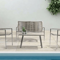 TGW Stainless Steel Single Sofa Chair with Rope PAFU17 - TAGWOOD BBQ STORES