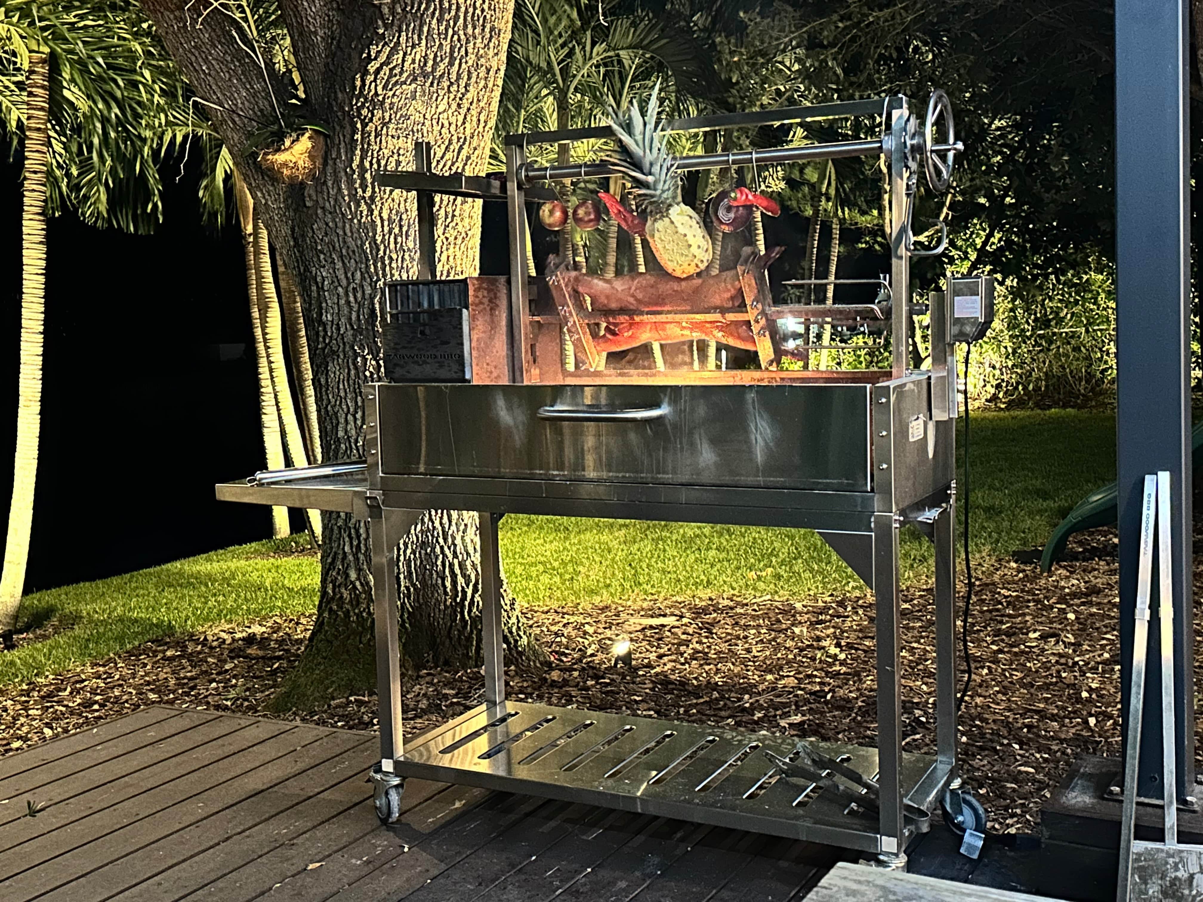 Bbq grills with rotisserie best sale