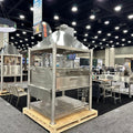Tagwood BBQ XL Argentine Santa Maria Wood Fire & Charcoal Gaucho Grill all Stainless Steel | BBQ22SS - TAGWOOD BBQ STORES